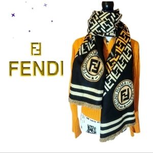 🎈Great Fendi Zucca Cashmere Wrap🎗gift